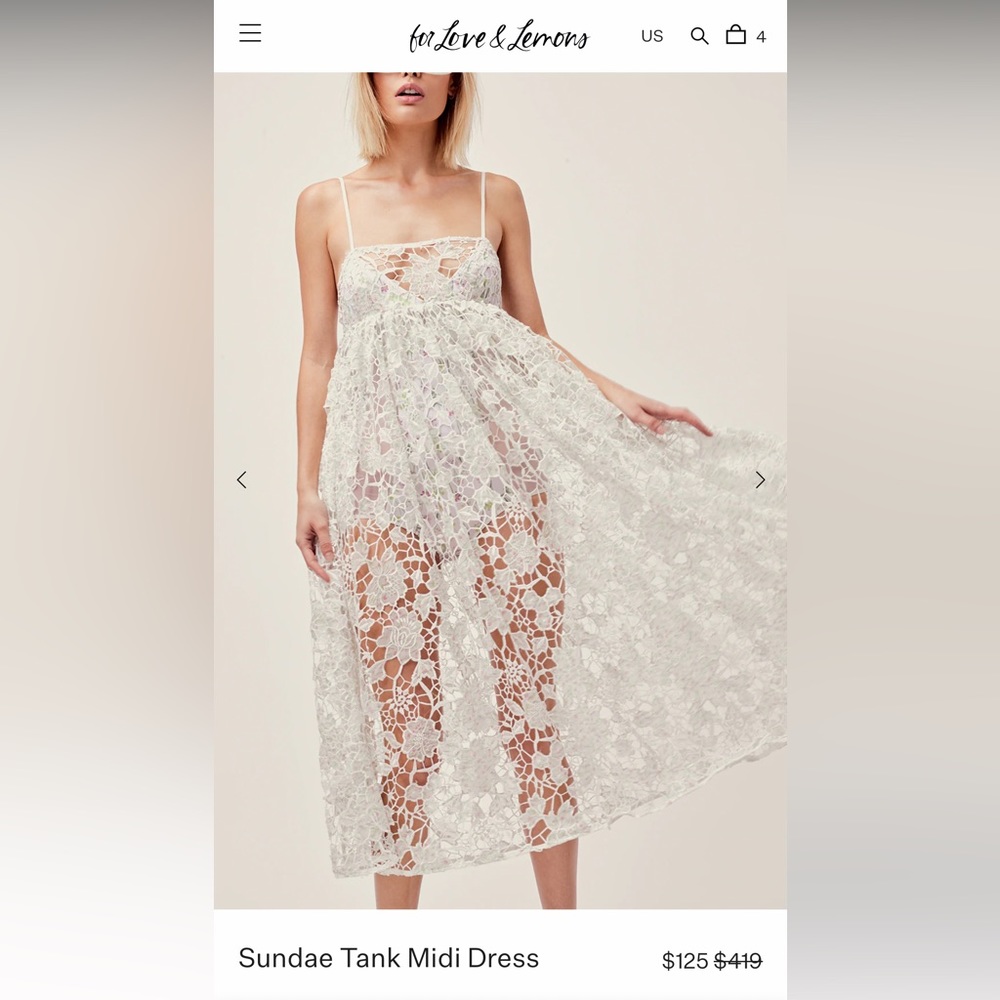 For love and lemon dress